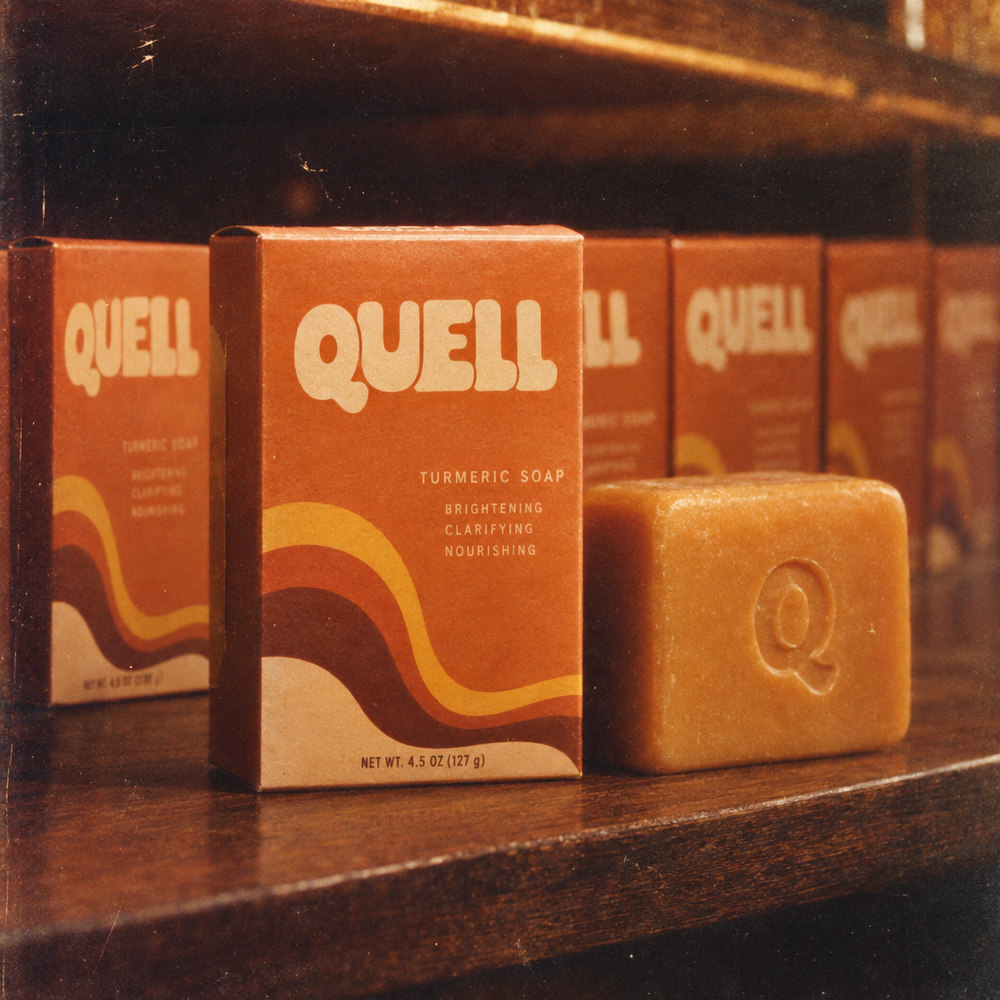 Quell turmeric soap bar
